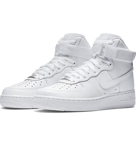 white af1 high tops women's